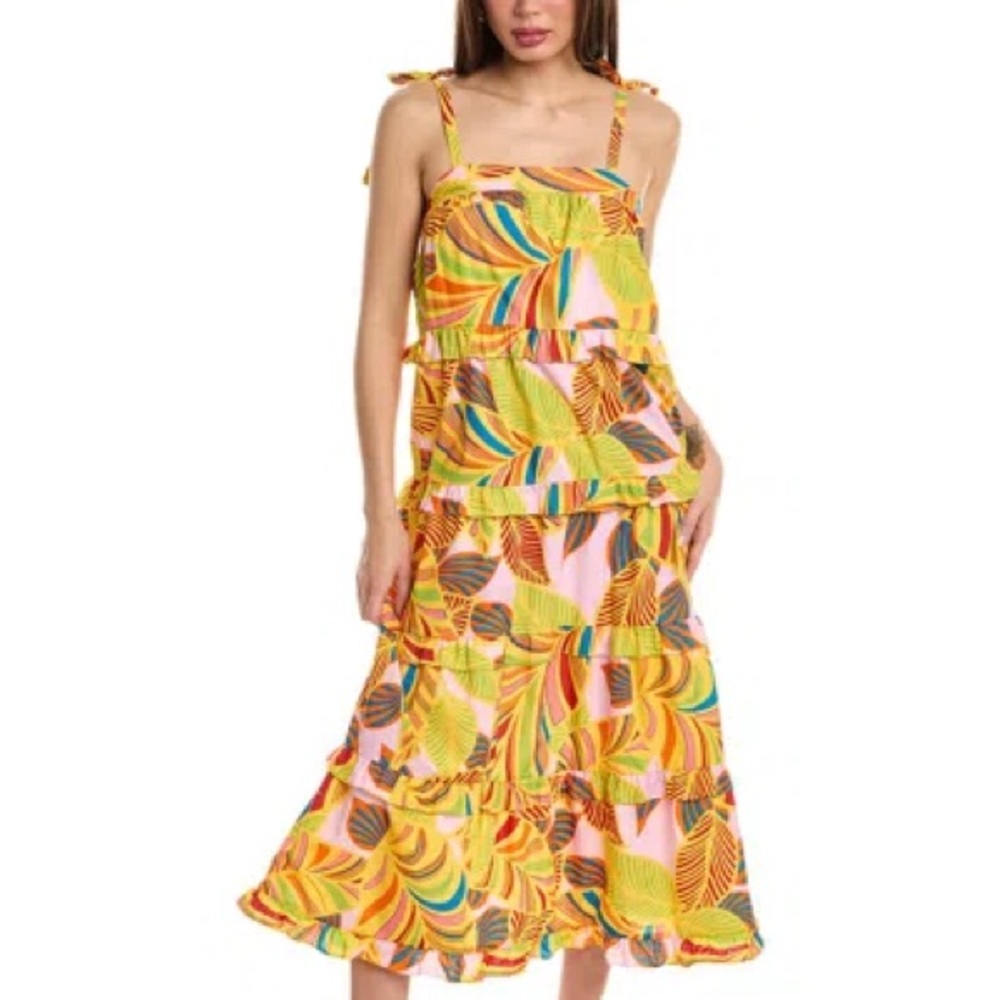 Flora Bea dress colorful print summer midi